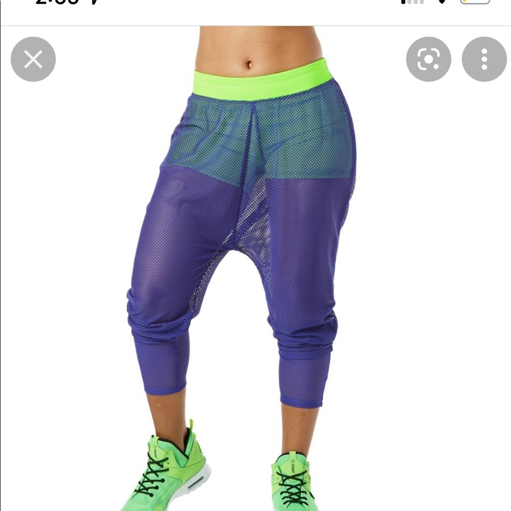 Nwt Zumba Fast Beats Harem Pants